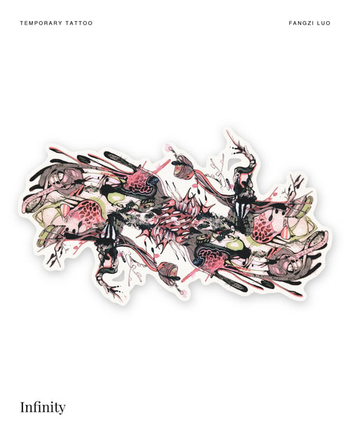 Infinity temporary tattoo by Fangzi Luo