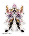 Order & Disorder #1 temporary tattoo by Fangzi Luo