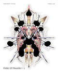 Order & Disorder #3 temporary tattoo by Fangzi Luo